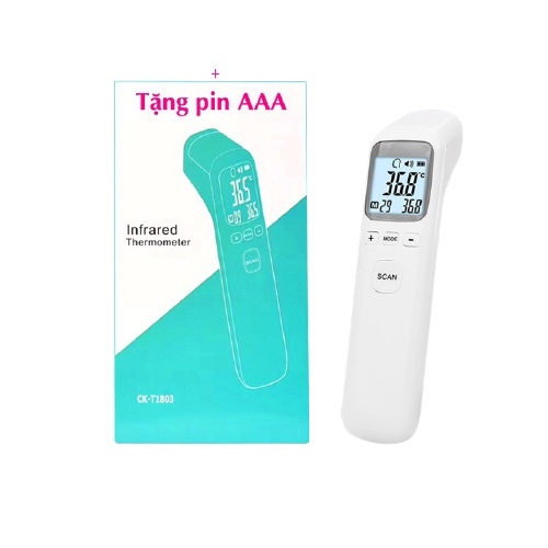 [Q.TÂN BÌNH - TẶNG KÈM PIN] Nhiệt Kế Điện Tử Hồng Ngoại Cảm Ứng Đa Năng Đo Không Tiếp Xúc Infrared -  Thiết Bị Đo 0x