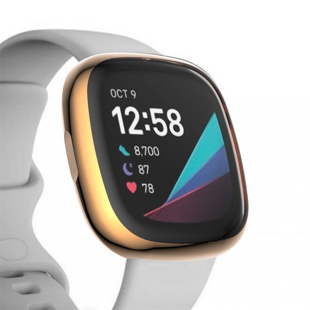 Ốp Bảo Vệ Bằng TPU Mềm Trong Suốt HD Chống Trầy Cho Fitbit Versa 3 Fitbit Sense