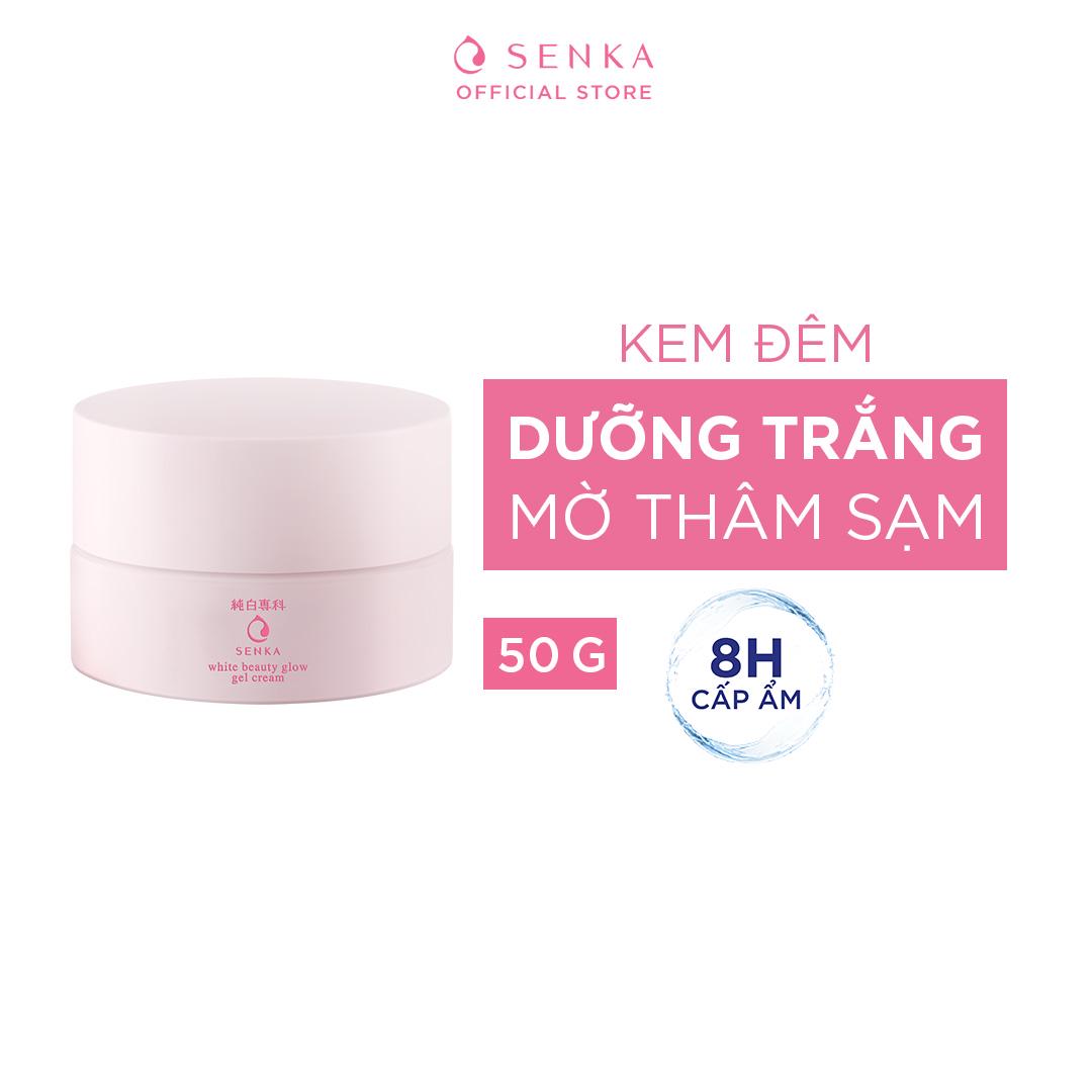 Kem dưỡng trắng da ban đêm Senka White Beauty Glow Gel Cream 50g 15538