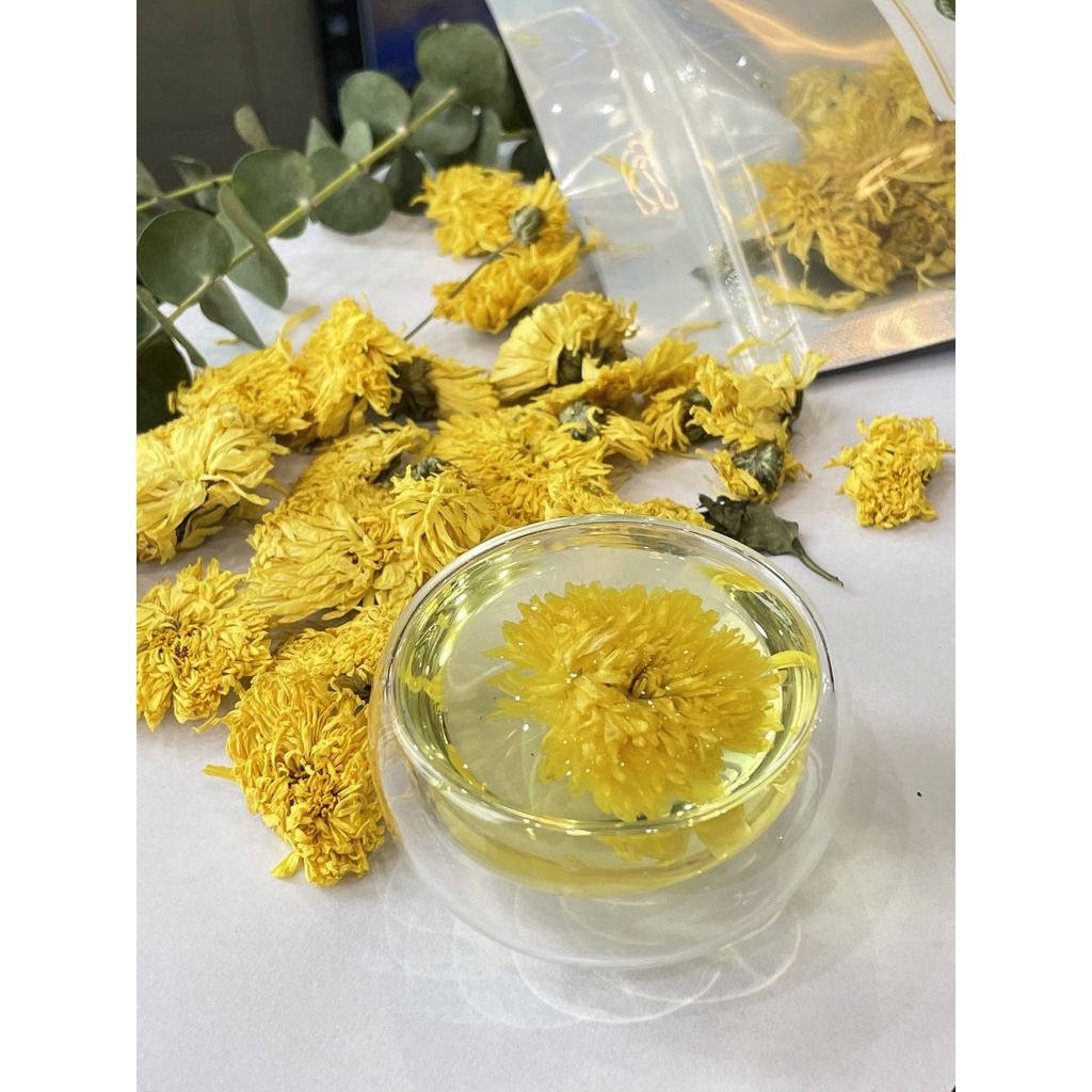 ✅ Trà Hoa Cúc Vàng 100g An Thần, Mát Gan, Đẹp Da, Thanh Lọc Cơ Thể