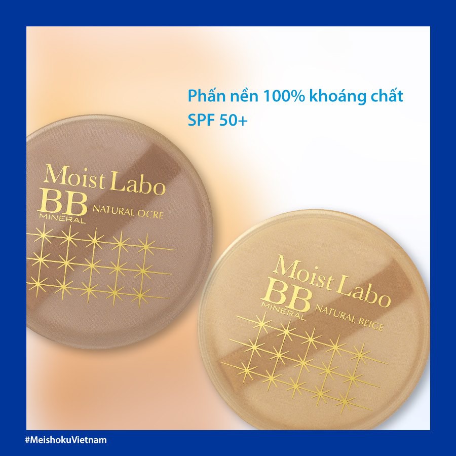 Phấn phủ moist-labo bb mineral foundation ( natural beige ) (ms01) Meishoku 6g | BigBuy360 - bigbuy360.vn