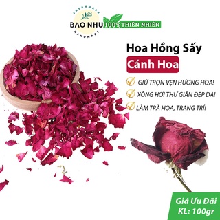 Cánh hoa hồng đỏ khô Làm trà/ Xông hơi/ Ngâm bồn tắm