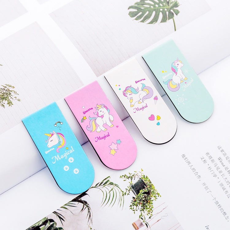 Dễ Thương Kẹp Sách Nam Châm Hình Kỳ Lân Đáng Yêu