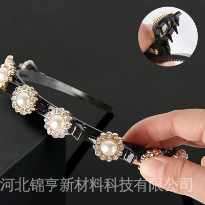 Băng Đô Đính Đá Và Ngọc Trai Xinh Xắn Dành Cho Nữ