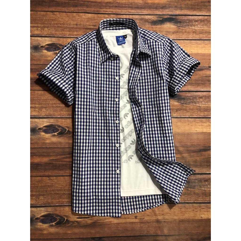 Áo sơ mi nam tay ngắn sọc caro hàng xuất khẩu thời trang 2019 - Thời trang Havis ASM045 | BigBuy360 - bigbuy360.vn