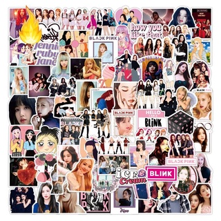 Set 100 miếng dán trang trí hình nhóm nhạc blackpink dễ thương