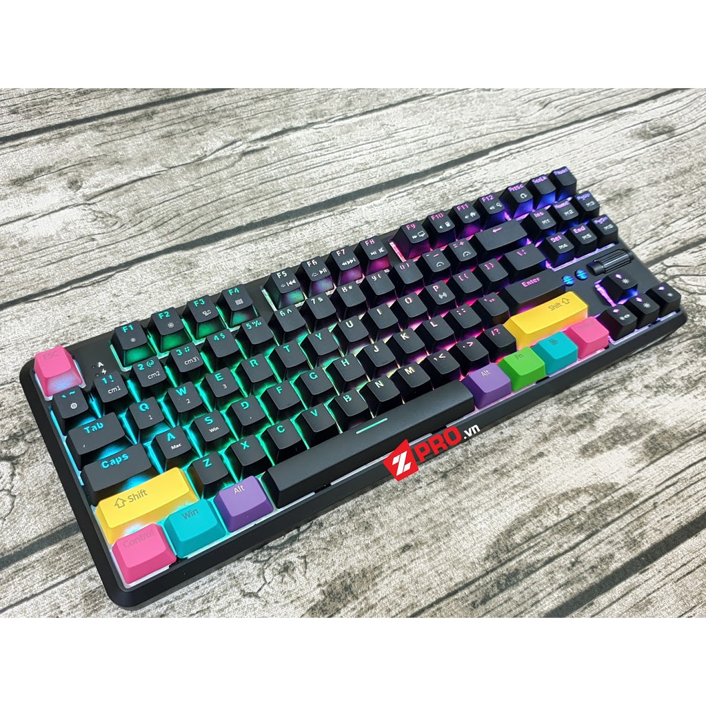 Bàn phím cơ Bluetooth Ajazz K870T RGB Black