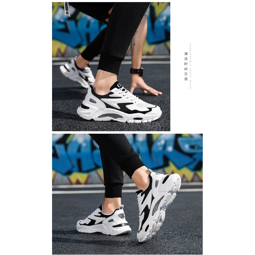 Giày thể thao nam đế tăng chiều cao kiểu dáng hiện đại trẻ trung năng động | BigBuy360 - bigbuy360.vn