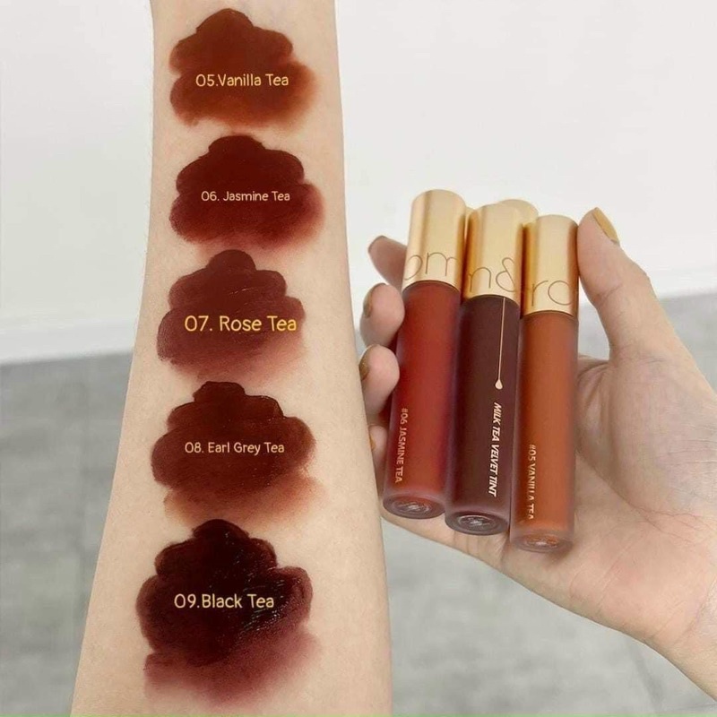 Son Romand chính hãng siêu mịn mướt hiệu ứng tráng gương
