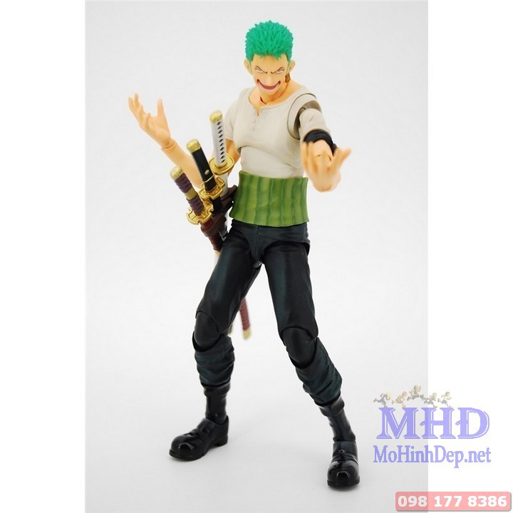 [MHĐ] Mô hình Figma Roronoa Zoro Past Blue - One Piece