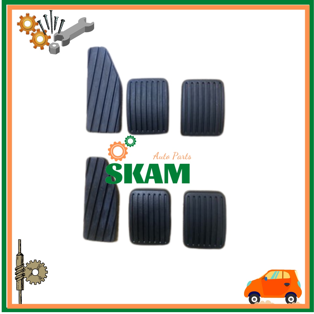 Bộ cao su bàn đạp chân côn, phanh, ga DAEWOO MATIZ 1.2, mã sản phẩm: 3282524000, KS210819