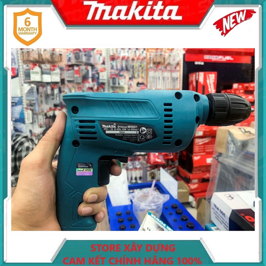MÁY KHOAN 10MM 350W MAKITA M0601B- HÀNG CHÍNH HÃNG