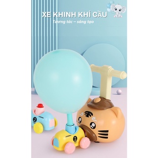 Xe Đua Khinh Khí Cầu Power Ballon Car - Không dùng Pin Dễ thương cho bé