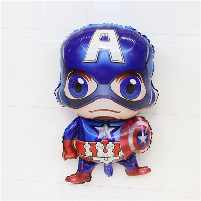 BONG BÓNG HÌNH SIÊU ANH HÙNG CAPTAIN AMERICAN, BÓNG NHÔM CAPTAIN, BÓNG KIẾNG SIÊU NHÂN TRANG TRÍ TIỆC CHO BÉ TRAI