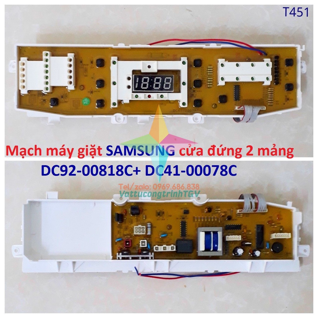 Mạch máy giặt SAMSUNG DC41-00078C (DC92-00818C)