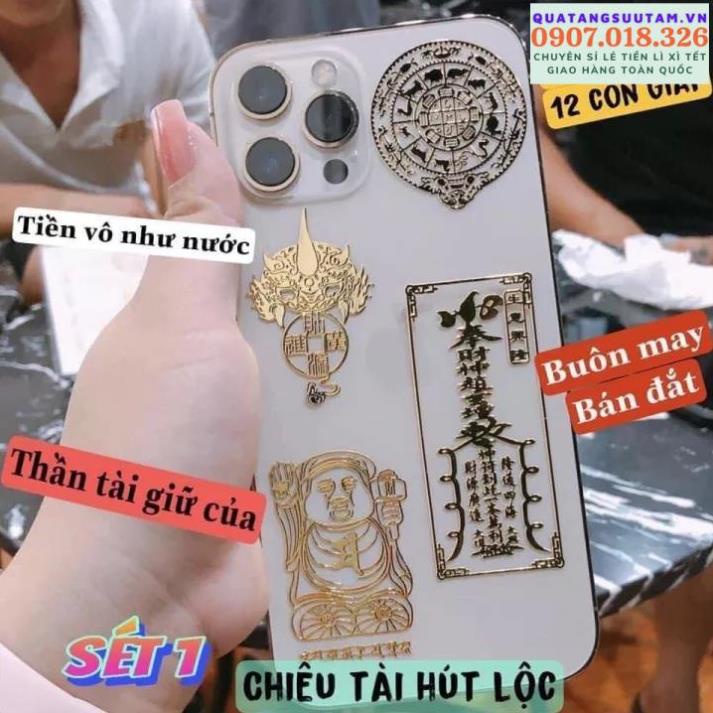Miếng Dán Điện Thoại TàiLộc May Mắn Đẹp Lung Linh Phù Hợp Mọi Điện Thoại