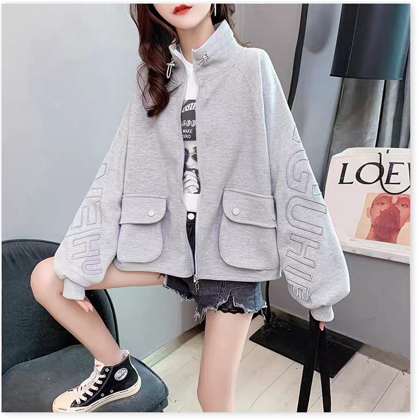 ÁO KHOÁC HOODIE NỮ PHONG CÁCH TÚI HỘP SIÊU CHẤT CAO CẤP