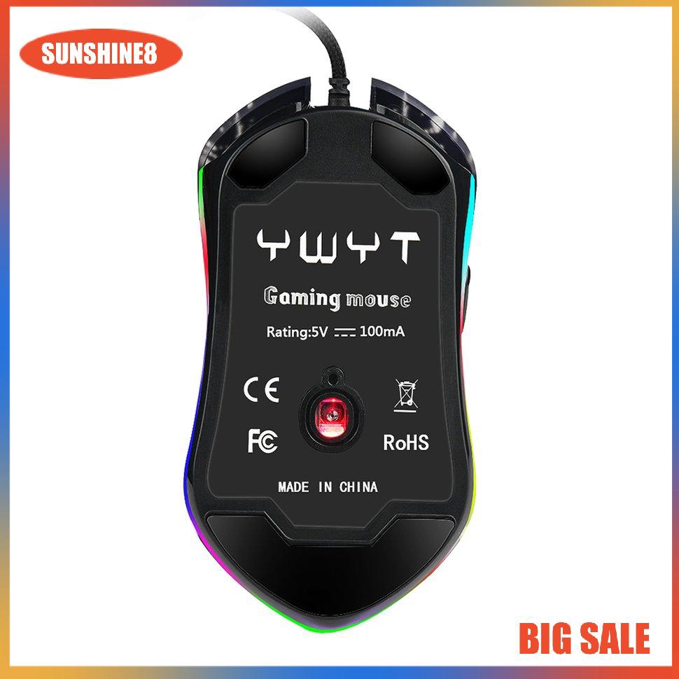 Chuột Quang Chơi Game 6 Nút Có Đèn Led Phát Sáng
