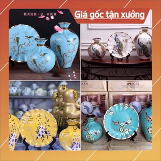 Bộ bình gốm cao cấp phong cách châu Âu