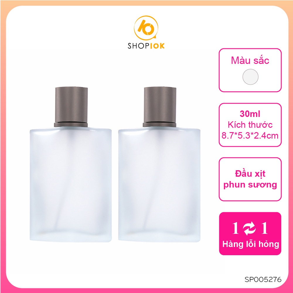 Vỏ lọ chiết nước hoa, bình chiết nước hoa dạng xịt phun sương dung tích 30ml – SP005276