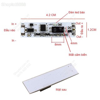 MODULE CÔNG TẮC CẢM BIẾN TIỆM CẬN, CẢM BIẾN VẪY TAY THÔNG MINH 5-24VDC 36W (Kho hàng Hà nội)