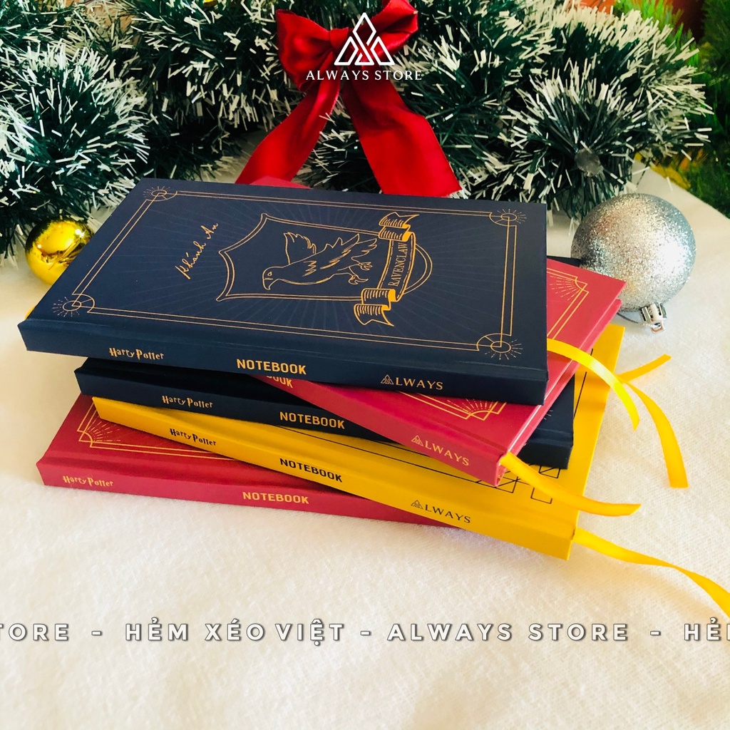Sổ tay phong cách Harry Potter - Kích thước 13x20cm - Giấy vàng chống chói mắt- sản phẩm độc quyền ALWAYS