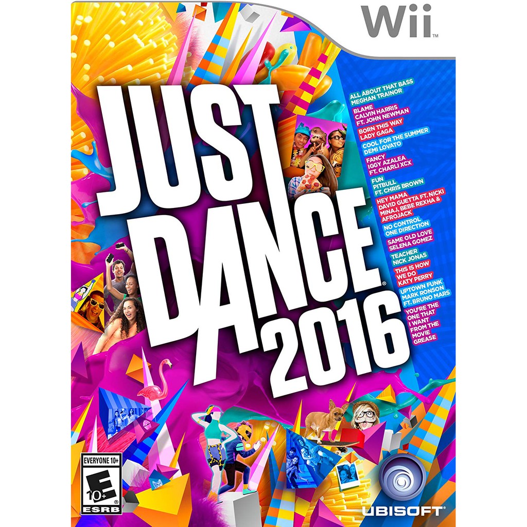 Băng Cassette Chơi Game Nintendo Wii Just Dance 2016