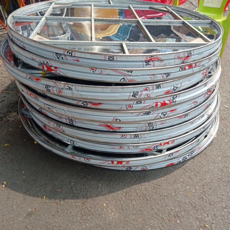 MẶT BÀN TRÒN INOX CHÂN RỜI TIỆC CƯỚI đố sắt