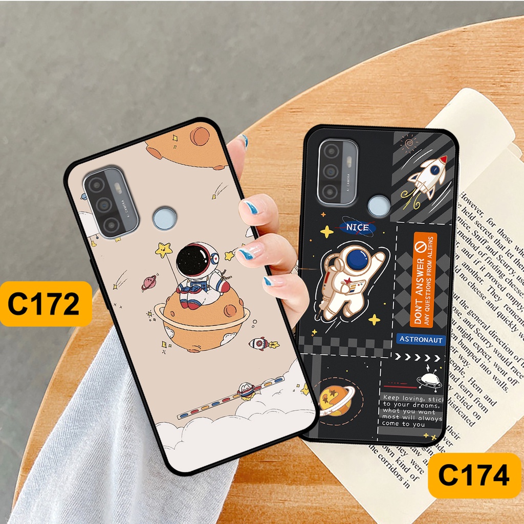 Ốp Oppo A53 in hình astronaut, phi hành gia vũ trụ hottrend, độc đáo, cá tính.