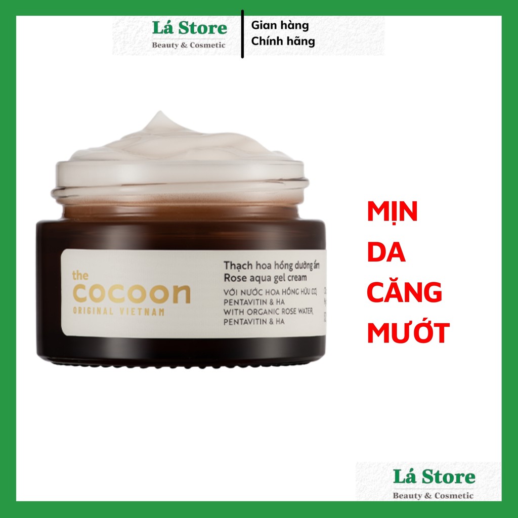 Thạch Hoa Hồng Cocoon - Thạch Hoa Hồng Cấp Ẩm Dưỡng Da  Cocoon 100% Thuần Chay30ml