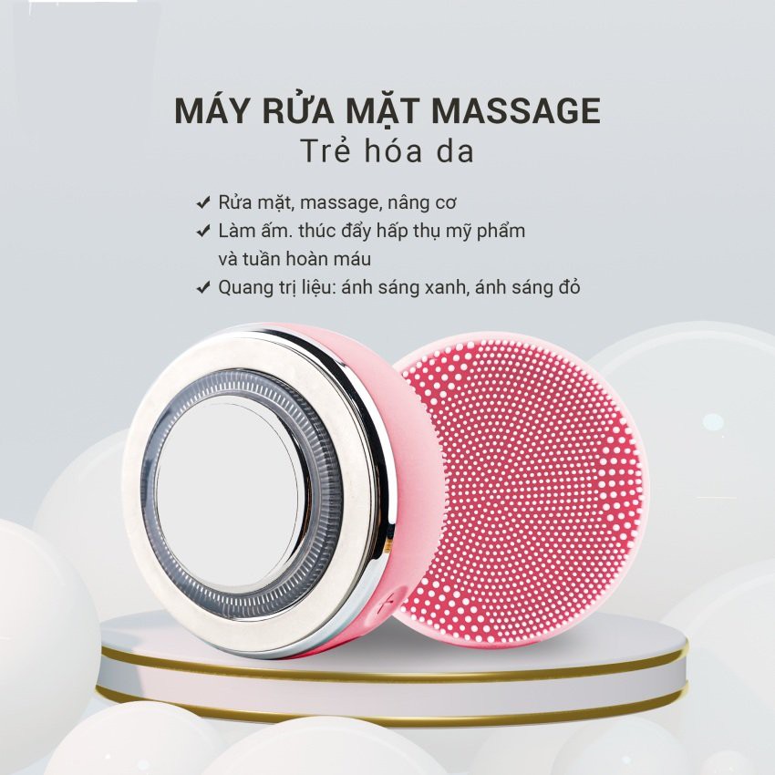 Máy rửa mặt massage, làm sạch, nâng cơ, trẻ hóa da Honest Beauty