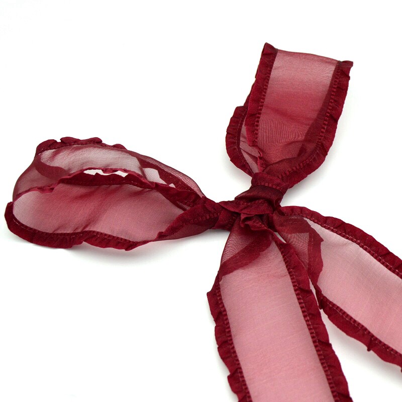 Dây Giày Vải Organza Chiffon Bản Rộng 4Cm Rộng 120Cm Gấp Lại Được Chất Lượng Cao