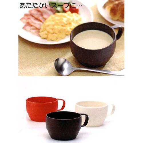 [Hỏa Tốc HN] Cốc uống nước dáng thấp cao cấp Inomata màu đỏ Nội địa Nhật Bản