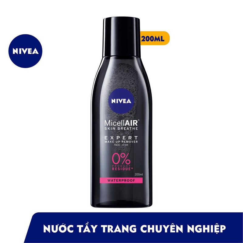 Nuớc Tẩy Trang Chuyên Nghiệp Nivea Micellair 200ml