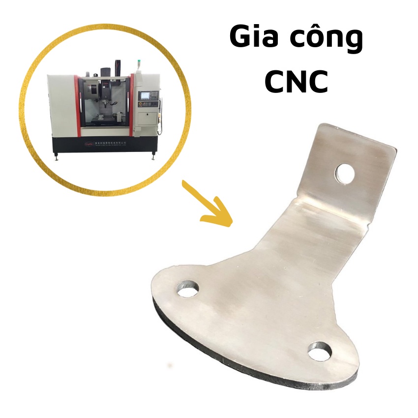 Pat gắn đèn trợ sáng L4X chân kiếng xe moto CBR650R TikTakMoto