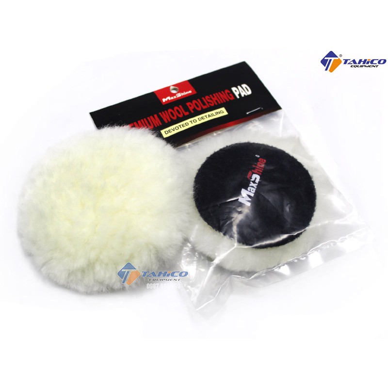 Phớt lông cừu đánh bóng cao cấp 3 inch Premium Wool Cutting ⚡ CHÍNH HÃNG⚡ loại bỏ vết trầy xước