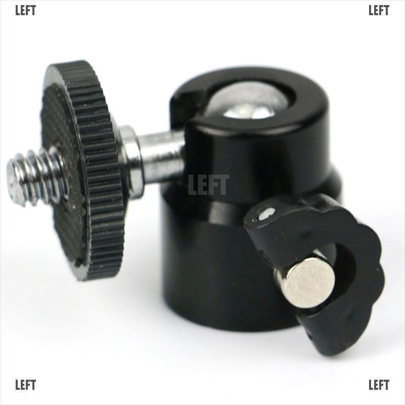 LEFT Mini 1/4" 360 Swivel Ball Head Screw Tripod DSLR Ballhead Stand For Camera