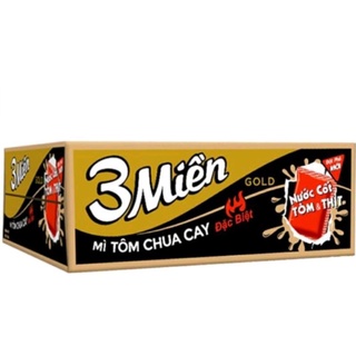 Mì 3 miền tôm chua cay thùng 30 gói
