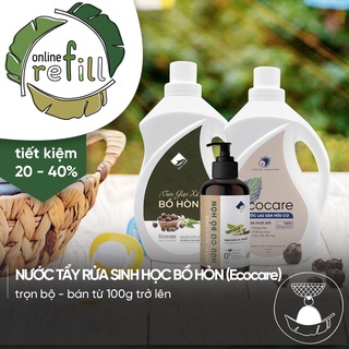 REFILL từ 100g - Nước tẩy rửa sinh học bồ hòn (Ecocare) - Trọn bộ