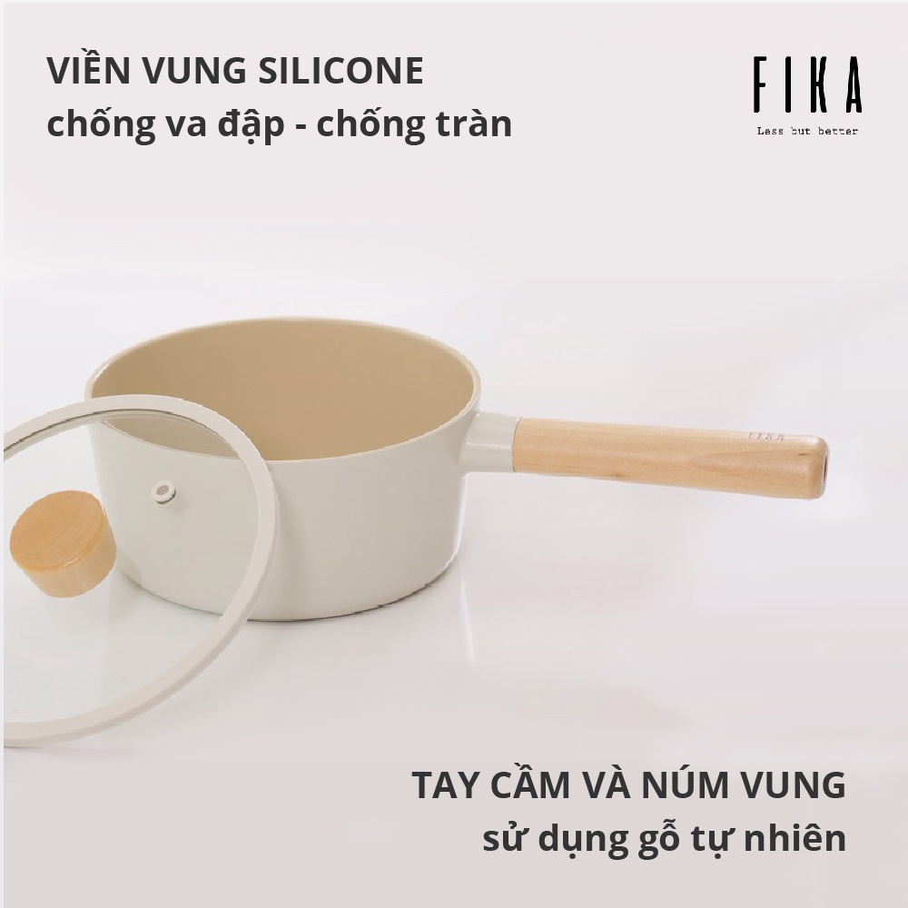 Quánh, nồi tráng gốm Fika Neoflam size 18cm - EK-FG-S18