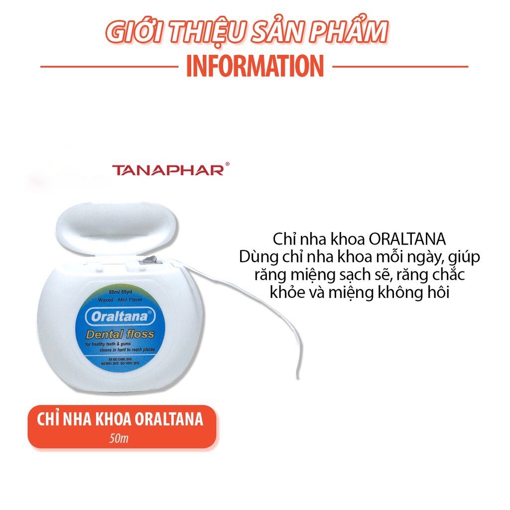Chỉ nha khoa Oraltana Cuộn Dài 50m