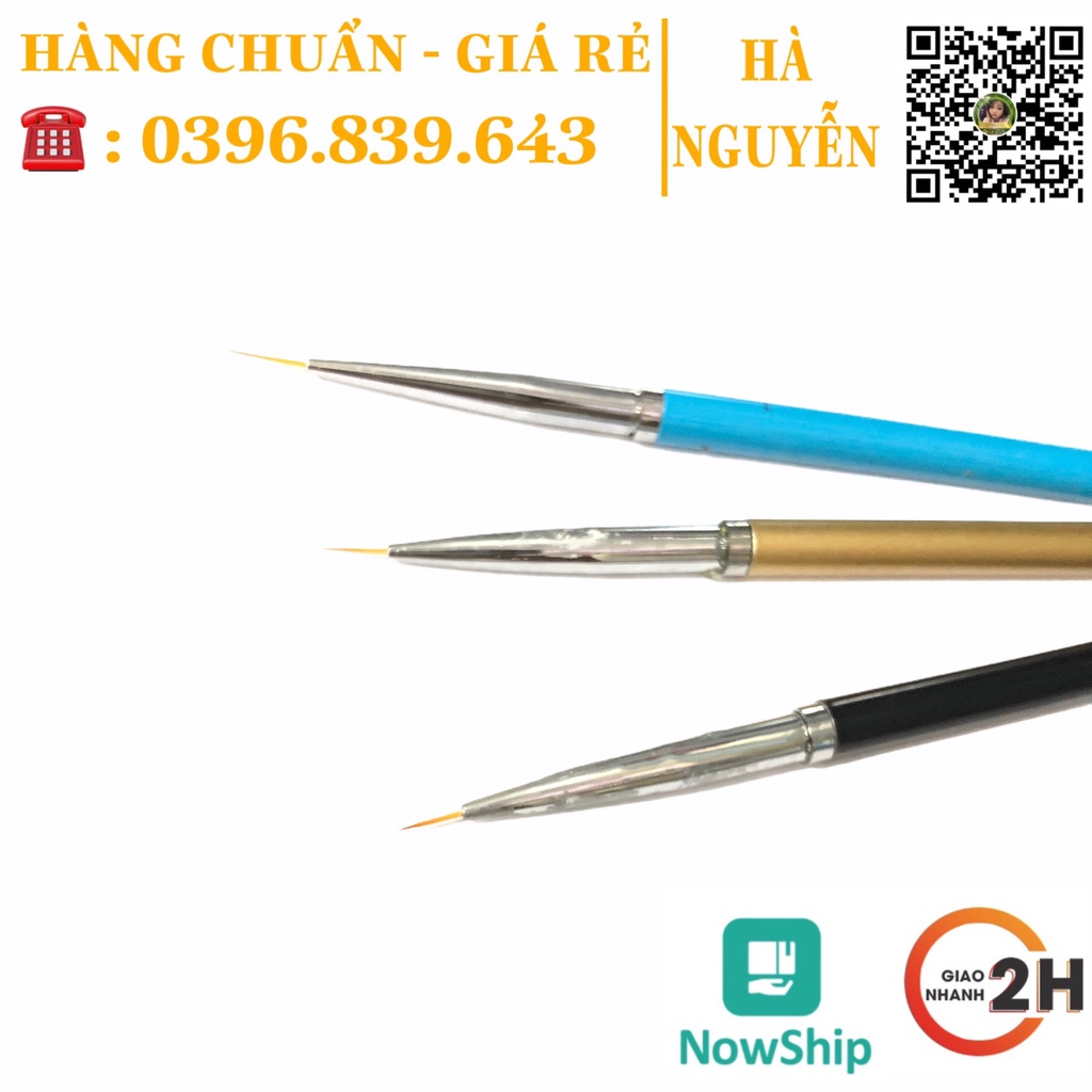 Bộ Cọ Nét 3 Cây Cán Gỗ [ SIÊU RẺ ] - Set cọ nét