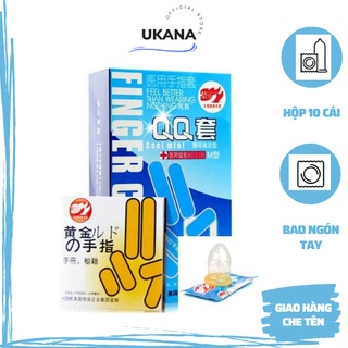 Bao cao su đeo ngón tay trơn mỏng tạo cảm giác cho nữ ngăn ngừa viêm nhiễm