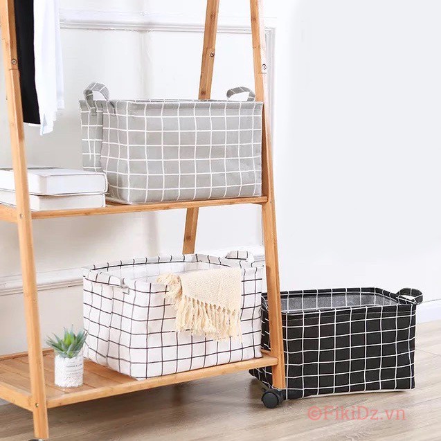 Size L Giỏ vải đựng đồ 38x26 cao tới 23cm