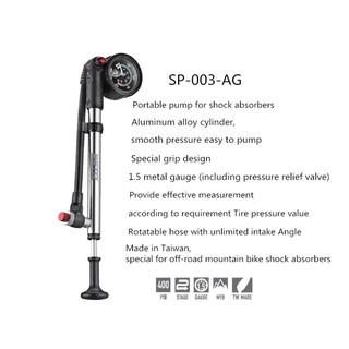 Bơm Phuộc Xe Đạp Beto 3AG 400 PSI