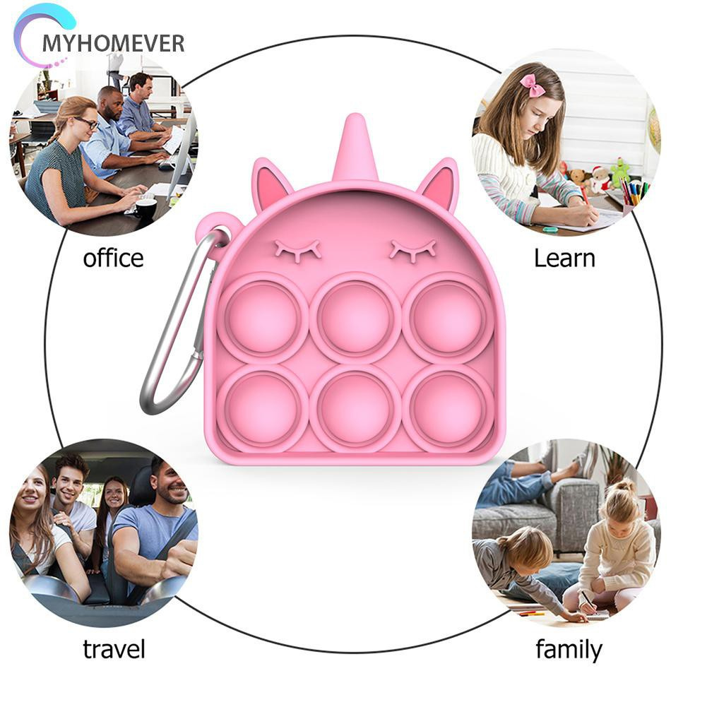Đồ chơi fidget nhấn bóp bong bóng bằng silicon hình quái vật giảm căng thẳng cho người lớn và trẻ em tự kỷ