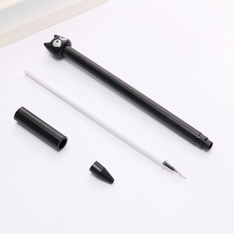 Bút mực gel ngòi 0.5mm hình mèo dễ thương