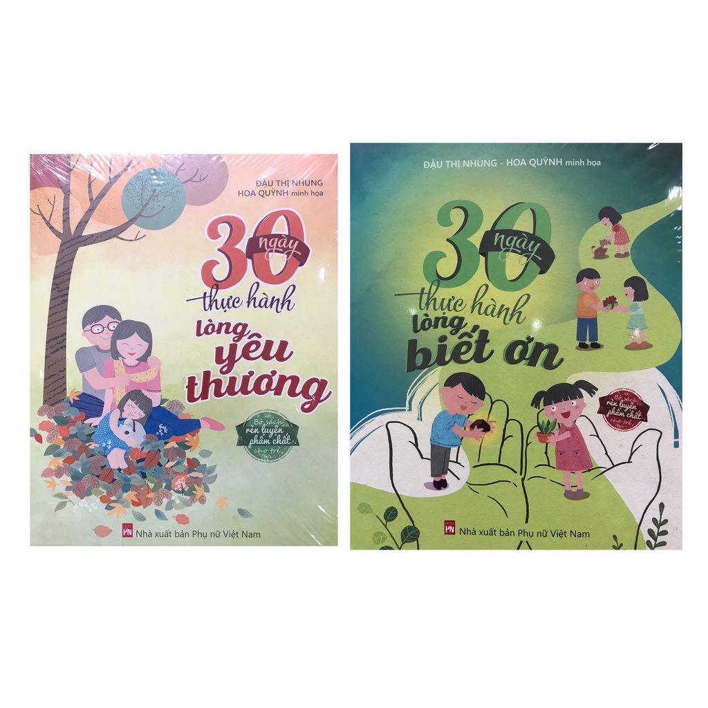 Sách Combo 30 ngày thực hành lòng yêu thương biết ơn
