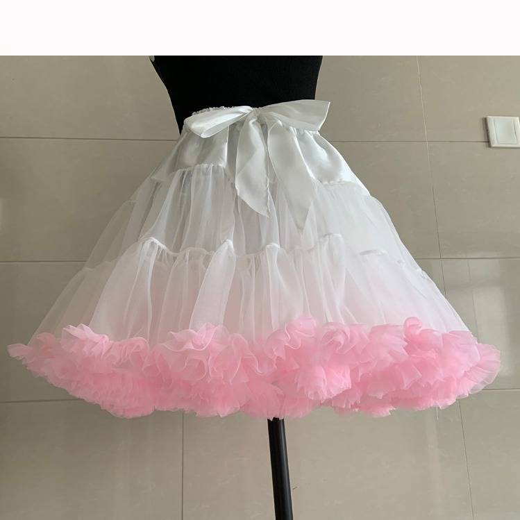 Chân Váy Cotton In Hình Đám Mây Phong Cách Lolita Đáng Yêu