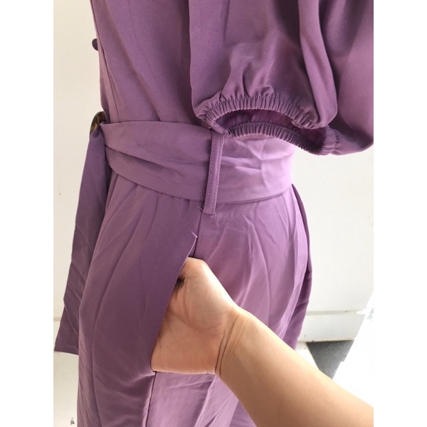 Đầm Ted baker nút phía trước xuất dư xịn